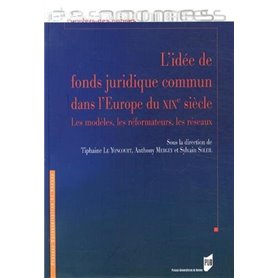 IDEE DE FONDS JURIDIQUE COMMUN DANS L EUROPE DU XIXE SIECLE