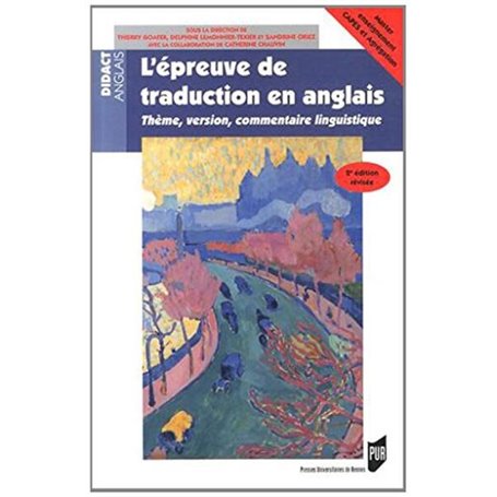 L'épreuve de traduction en anglais