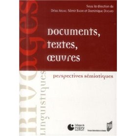 DOCUMENTS TEXTES  UVRES