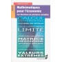 MATHEMATIQUES POUR L ECONOMIE