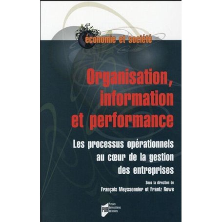 ORGANISATION INFORMATION ET PERFORMANCE