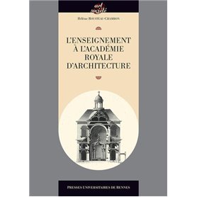 L'enseignement à l'Académie royale d'architecture