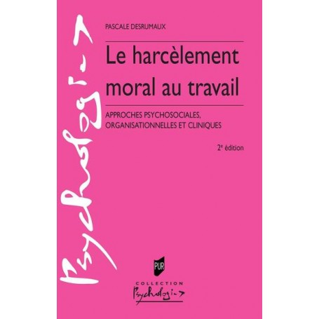 Le harcèlement moral au travail