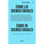 Écrire les sciences sociales, écrire en sciences sociales