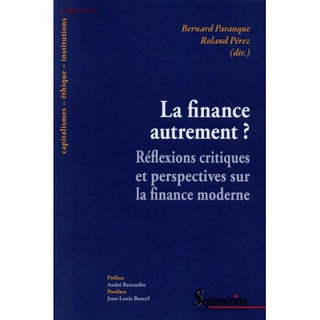 La finance autrement ?