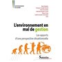 L'environnement en mal de gestion