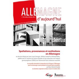 Spoliations, provenances et restitutions en Allemagne