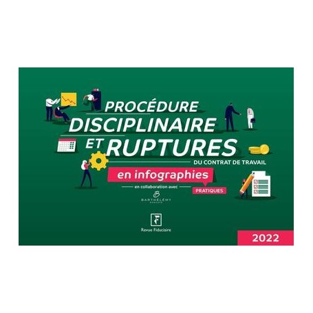 Procédure disciplinaire et ruptures du contrat de travail en infographies pratiques 2022