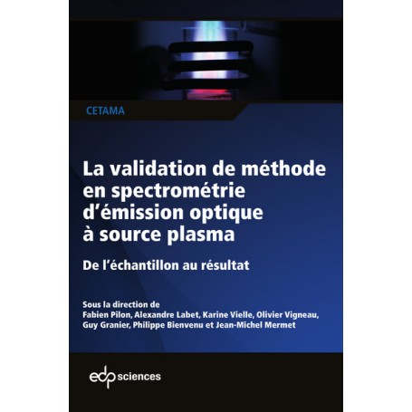 validation de methode en spectrometrie d'emission optique a source plasma