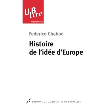 HISTOIRE DE L'IDEE D'EUROPE