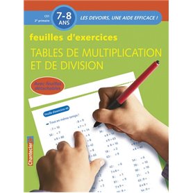 Les devoirs - Feuilles d'ex. multiplication / division (7-8 a.)