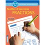 DEVOIRS FRACTIONS CM2 10-11 ANS - FEUILLES D'EXERCICES