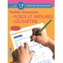 POIDS ET MESURES GEOMETRIE - FEUILLES D'EXERCICES