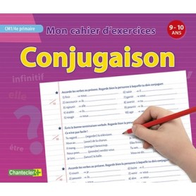 MON CAHIER D'EXERCICES CONJUGAISON (9-10 A.) CM1 4E PRIMAIRE