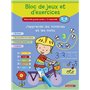 BLOC DE JEUX ET D'EXERCICES-J'APPRENDS LES NOMBRES/MOTS (5-6