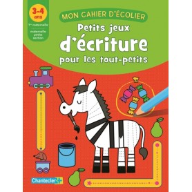 Mon cahier d'écolier (3-4 ans) écrire