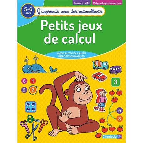 Petits jeux de calcul (5-6 a.) - (J'apprends avec des autocollants)