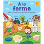 A la ferme - Livre de collage et de coloriage avec des mots (3-5 a.)