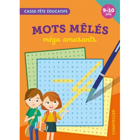 Mots mêlés méga amusants (9-10 a.)