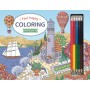 Feel Happy Coloring - Livre de coloriage & crayons de couleur