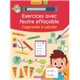 Exercices avec feutre effaçable - J'apprends à calculer