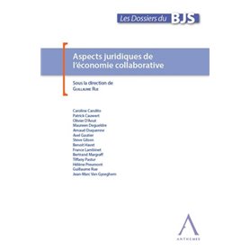 ASPECTS JURIDIQUES DE L ECONOMIE COLLABORATIVE