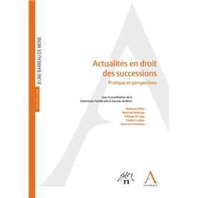 ACTUALITES EN DROIT DES SUCCESSIONS