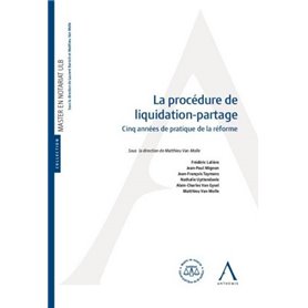 LA PROCEDURE DE LIQUIDATION-PARTAGE