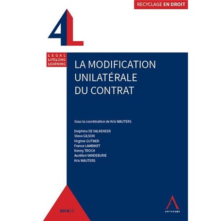 MODIFICATION UNILATERALE DU CONTRAT