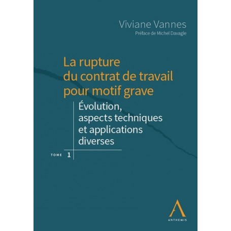 LA RUPTURE DU CONTRAT DE TRAVAIL POUR MOTIF GRAVE T1