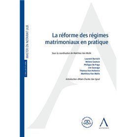 La réforme des régimes matrimoniaux en pratique