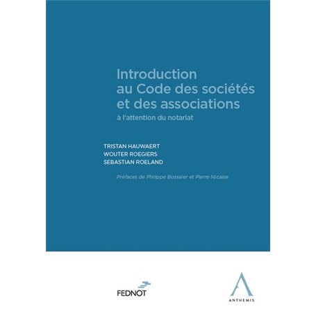 Introduction au Code des sociétés et des associations