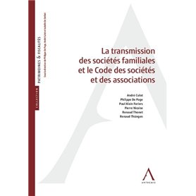 La transmission des sociétés familiales et le Code des sociétés et des associations