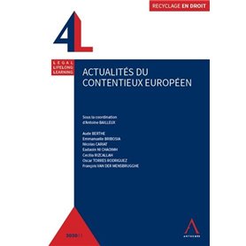 Actualités du contentieux européen