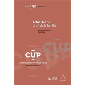 Actualités de droit de la famille