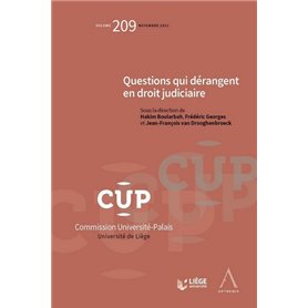 Questions qui dérangent en droit judiciaire