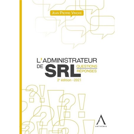 L'administrateur de SRL - Edition 2021