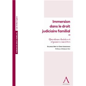 Immersion dans le droit judiciaire familial