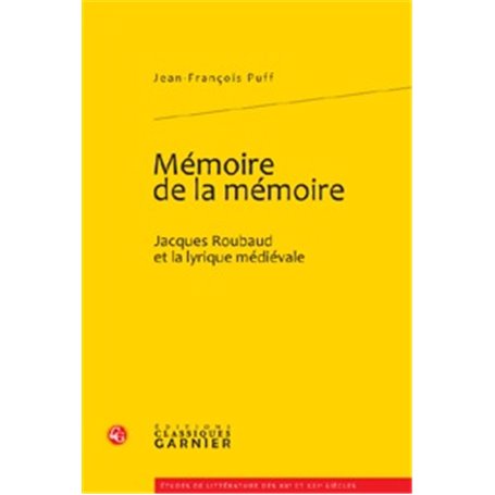 Mémoire de la mémoire