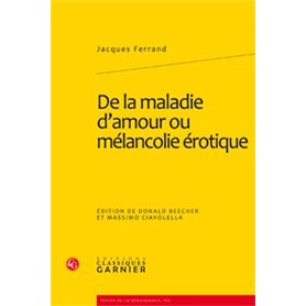 De la maladie d'amour ou mélancolie érotique