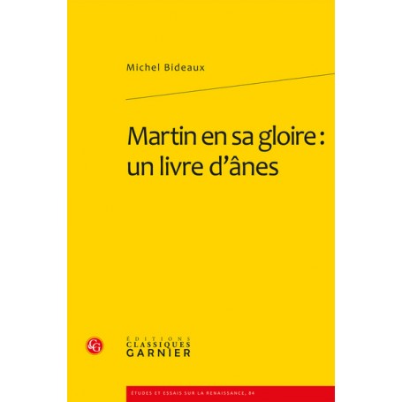 Martin en sa gloire : un livre d'ânes