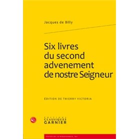 Six livres du second advenement de nostre Seigneur