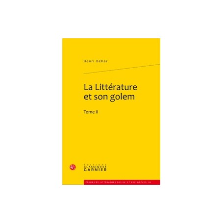 La Littérature et son golem