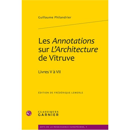 Les Annotations sur L'Architecture de Vitruve