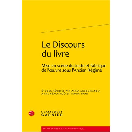 Le Discours du livre