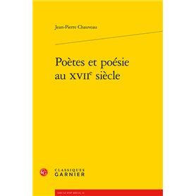 Poètes et poésie au XVIIe siècle