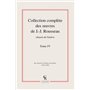 Collection complète des oeuvres de J.-J. Rousseau, Citoyen de Genève