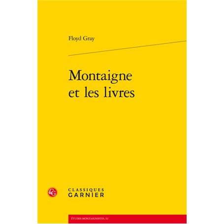 Montaigne et les livres