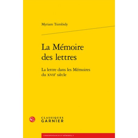 La Mémoire des lettres