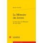 La Mémoire des lettres